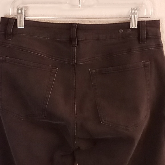 CABI Jeans curvy slim boot Size 10 Black Color B6 - Picture 3 of 9